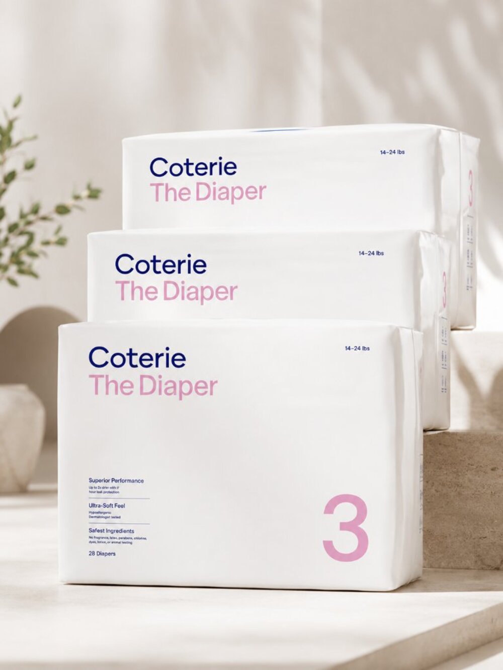 COTERIE The Diaper SIZE 3 - 3 Packs  (84 count)
